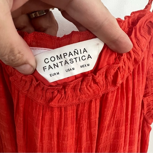 *NEW* Compania Fantastica Tie Waist Midi Dress - Picture 8 of 15